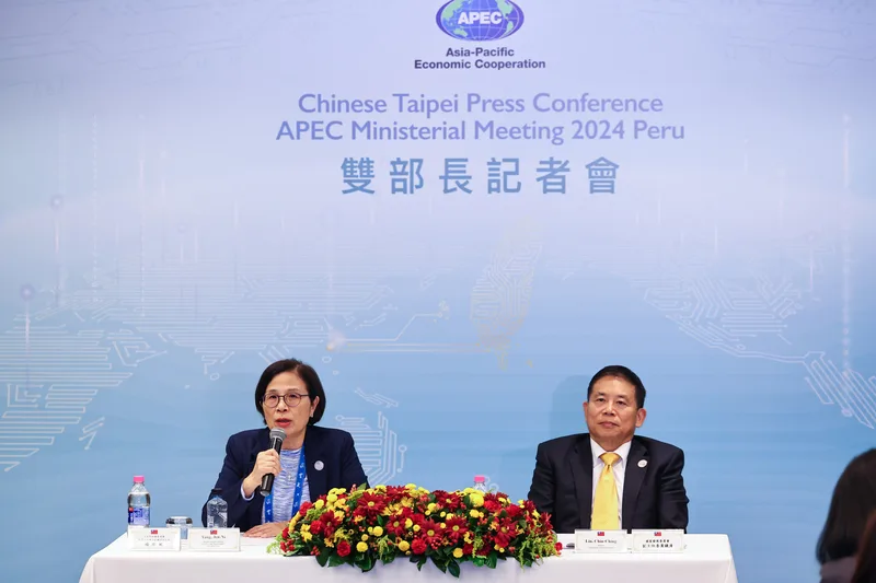 台美貿易代表APEC會談　討論雙邊關係與合作