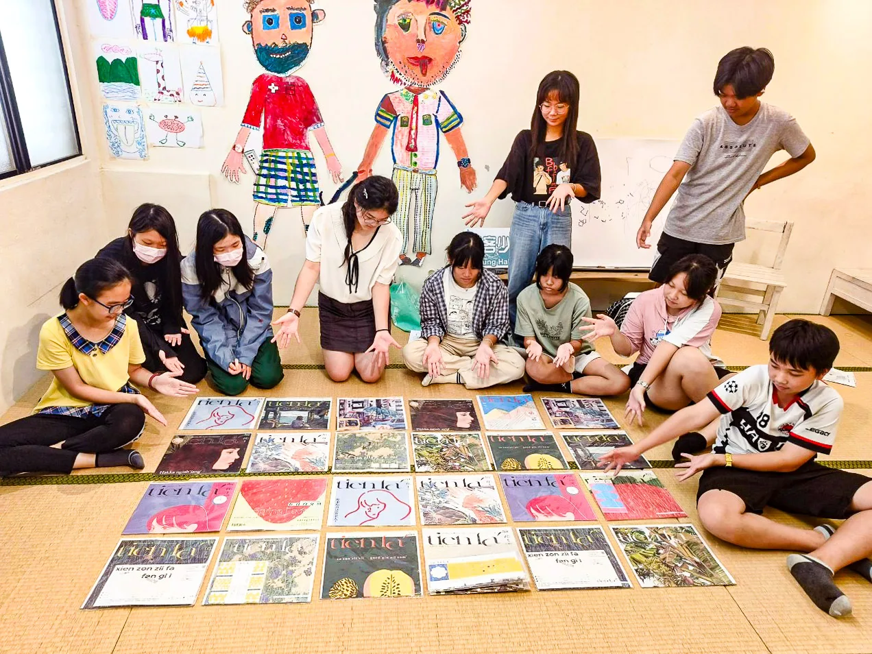 講客少年團共下閱讀靛花季刊。蕭宥提供