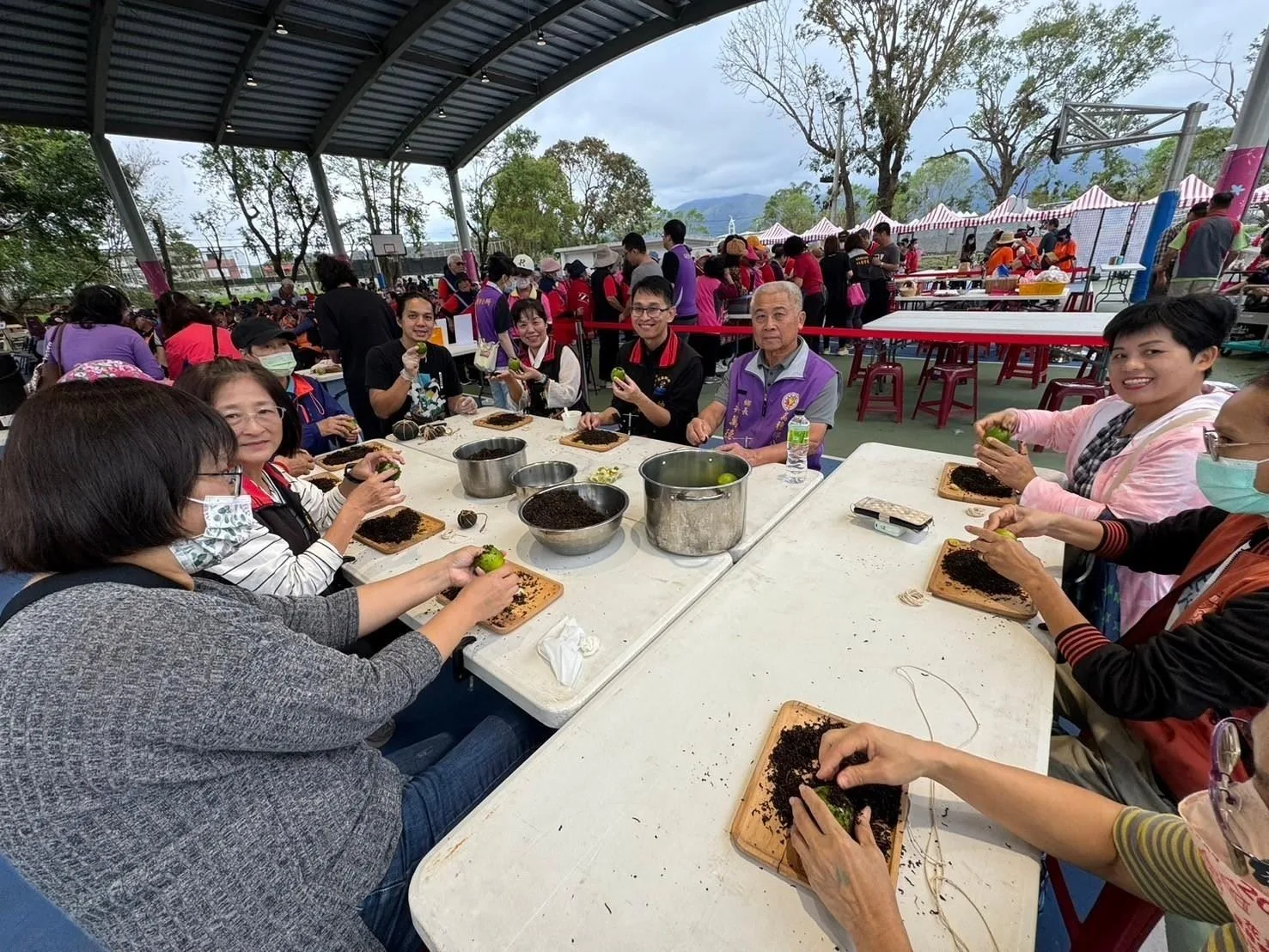 數百人齊聚體驗食農教育。瑞穗鄉公所提供