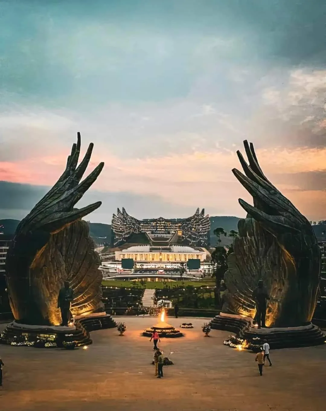 印尼新首都Nusantara，新總統府。翻攝FB／ASEAN urbanist