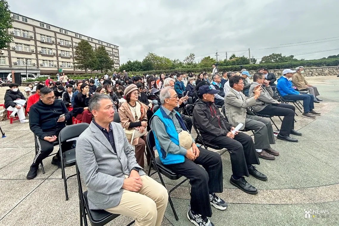 蓮荷福德祠祭祀活動現場熱鬧非常。聯合大學提供
