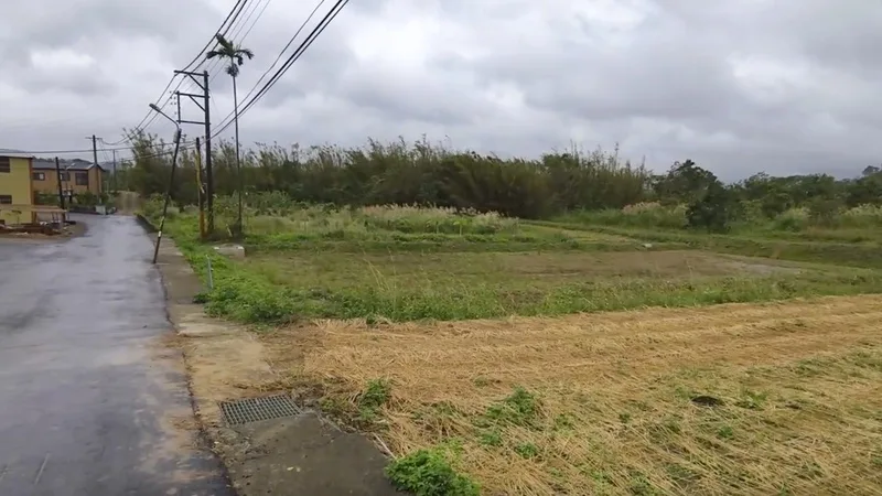 家門前農田變光電場,苗栗三灣銅鏡村民反彈。中央社