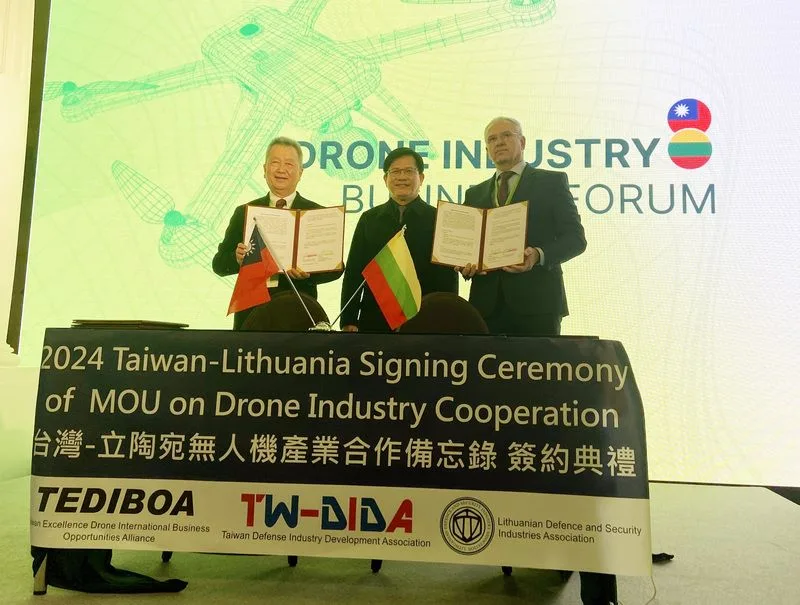 林佳龍：台灣、立陶宛合作密切　無人機領域更具潛力