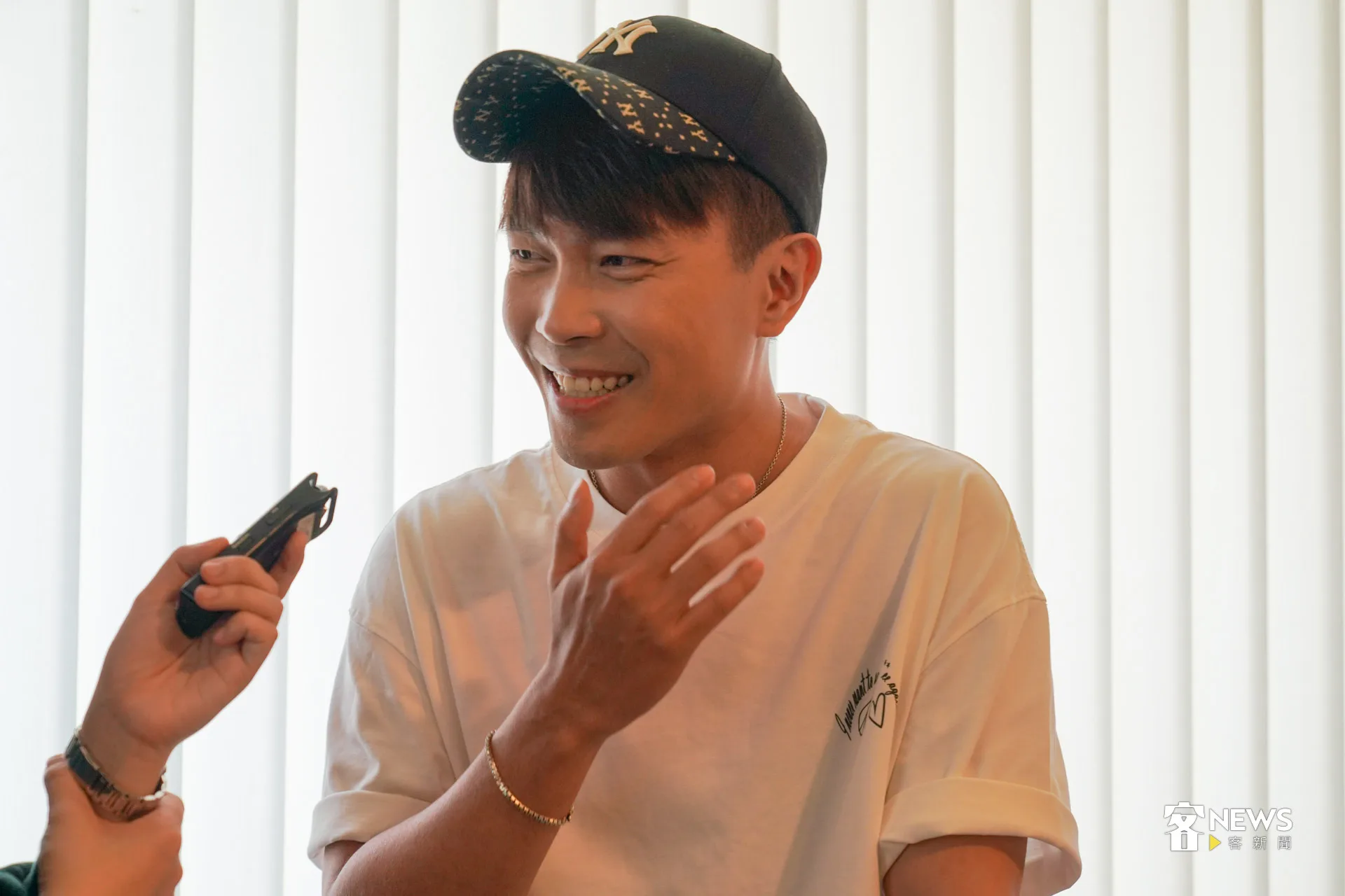 許仁杰談原鄉人配音時的甘苦談。洪藝晅攝