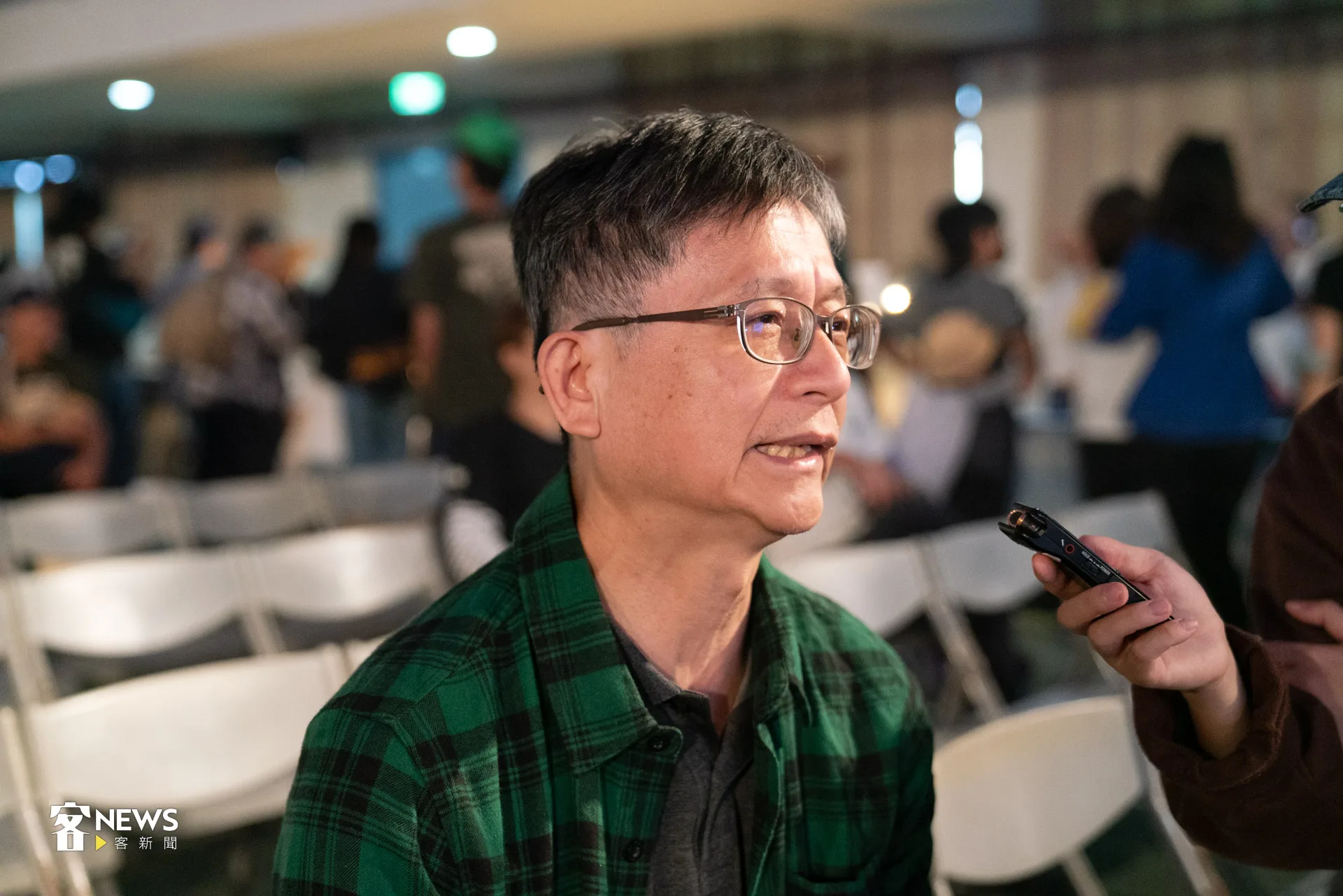 詹順貴表示每次聽生祥樂隊的歌，總是可以從中得到不同的感動。洪藝晅攝