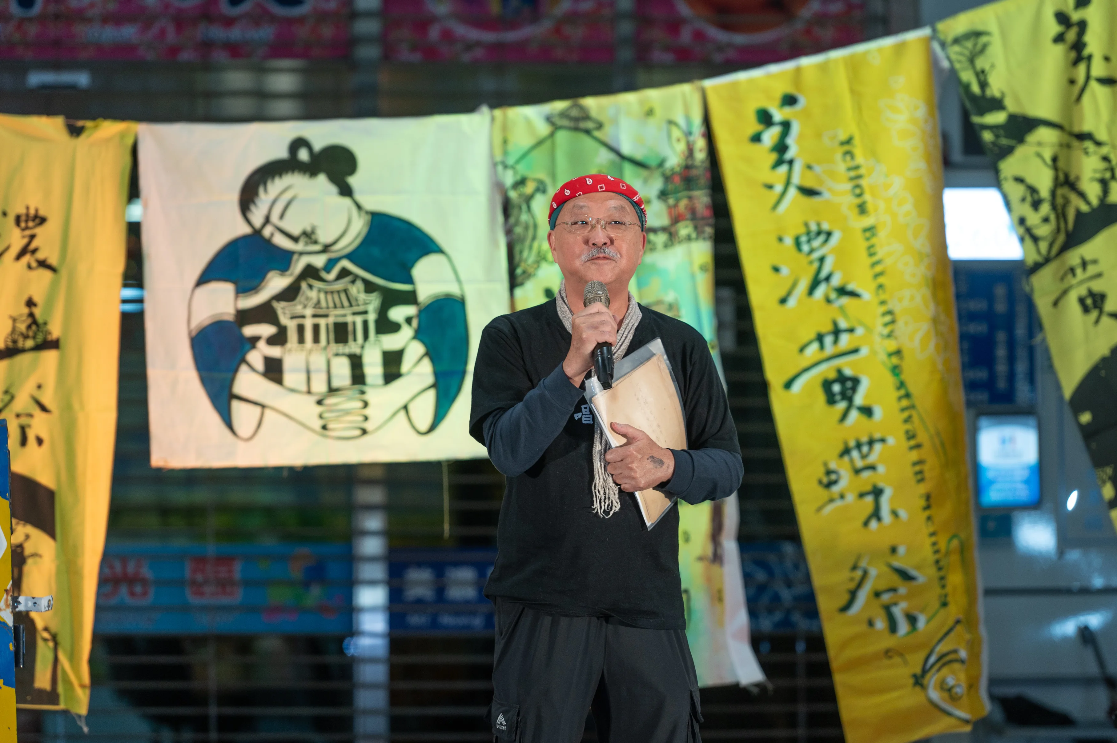 社運伙伴差事劇團鍾喬，短講議題分享。洪俊傑攝