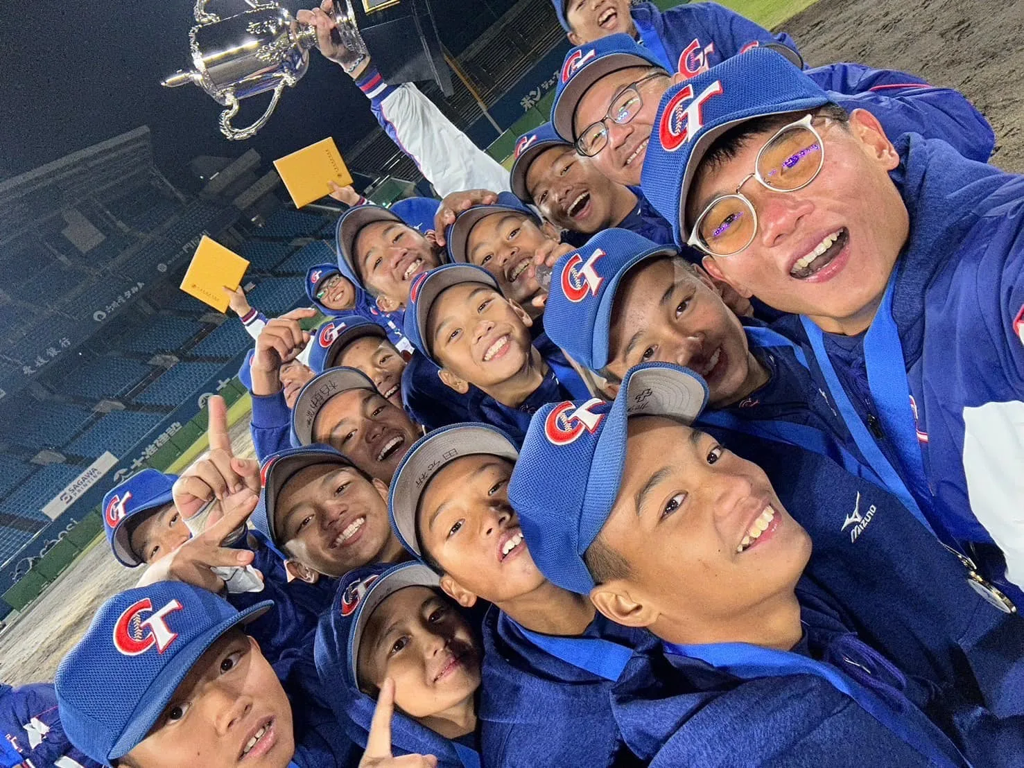 台灣最終以5:1擊敗韓國,寫下U12亞洲盃冠軍2連霸佳績,拿下隊史第8座冠軍。翻攝自福林國小 臉書
