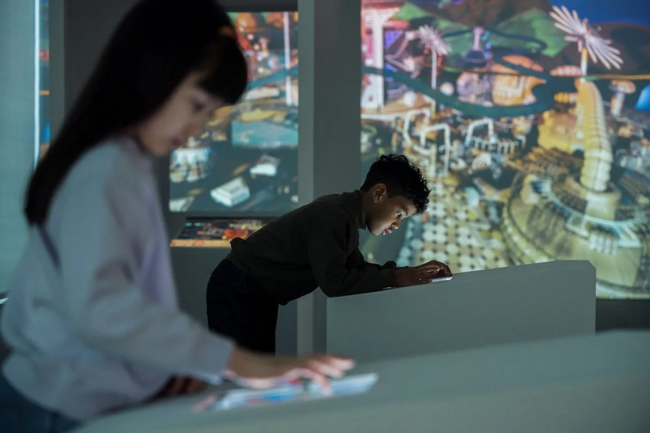 桃園兒美館「小百科」展覽〈福朗提爾號——啟程〉。桃園兒童美術館提供