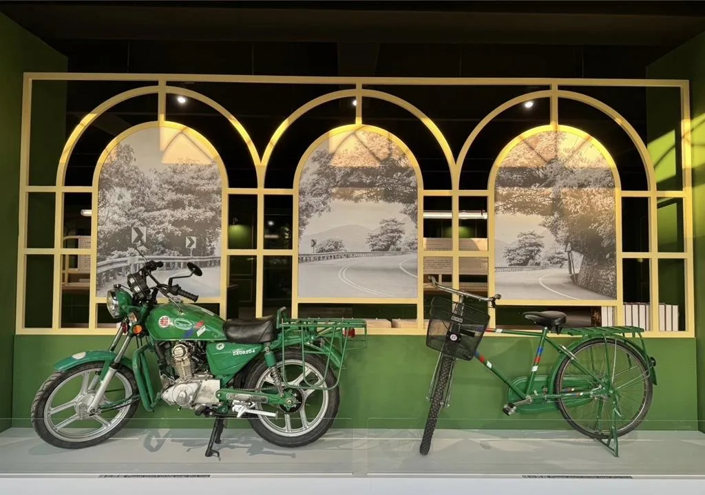 「郵政博物館」台中館為全台第3家分館,展區約180坪。中華郵政提供