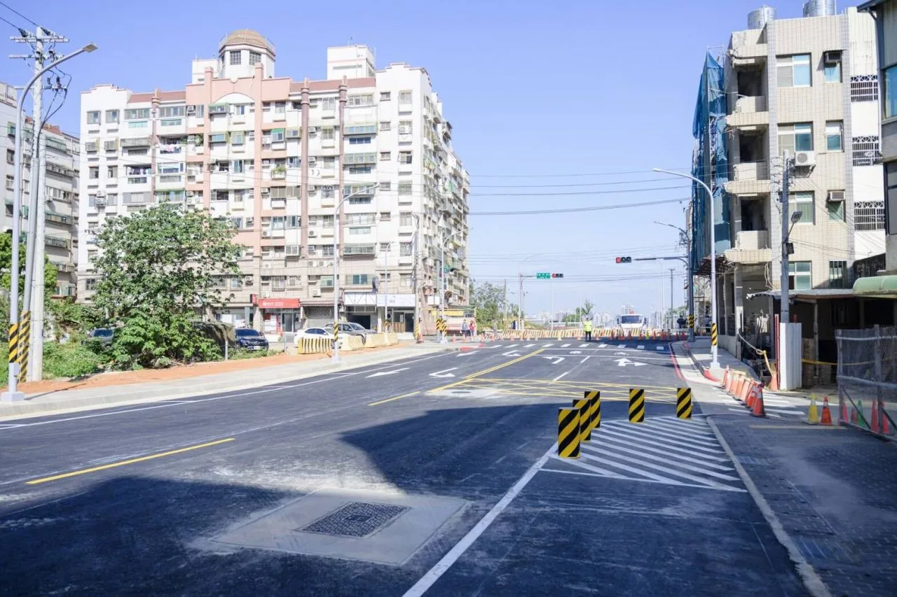新竹市慈祥路新竹市慈祥路結束16年來無尾路的窘境。竹市府提供