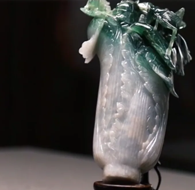 故宮國寶之翠玉白菜。翻攝故宮