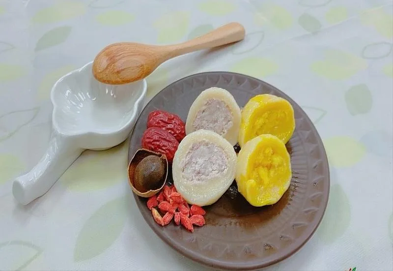 包餡豆腐湯圓成品。屏東縣衛生局提供