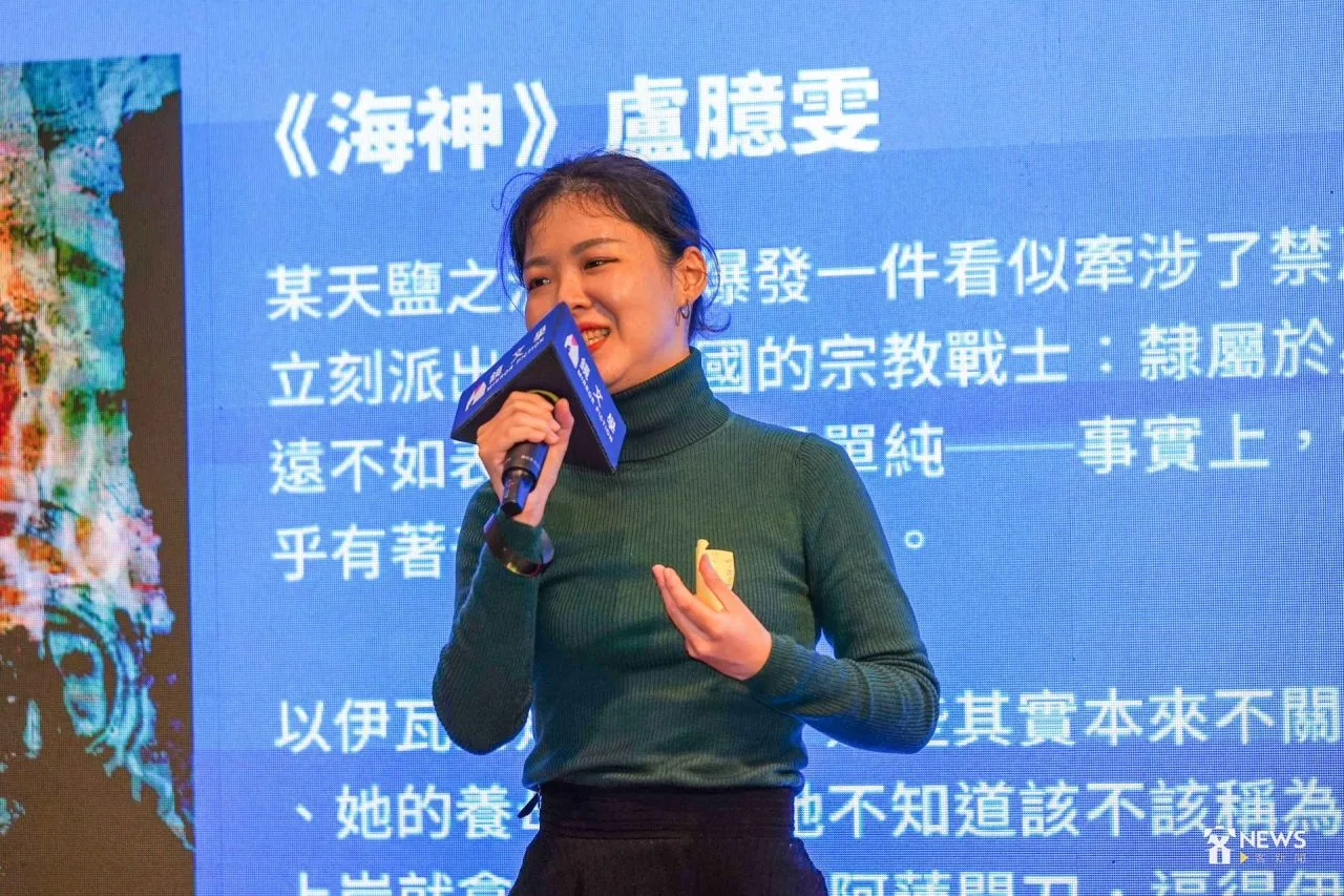 百萬首獎予得主盧臆雯。李台源攝