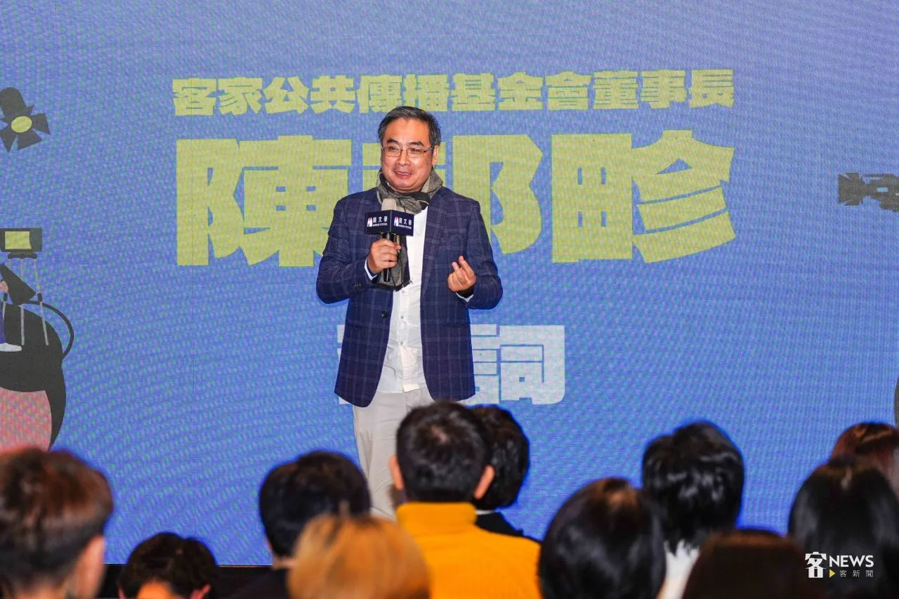 客傳會董事長陳邦畛說，希望透過與鏡文學合作，發掘優秀IP。李台源攝