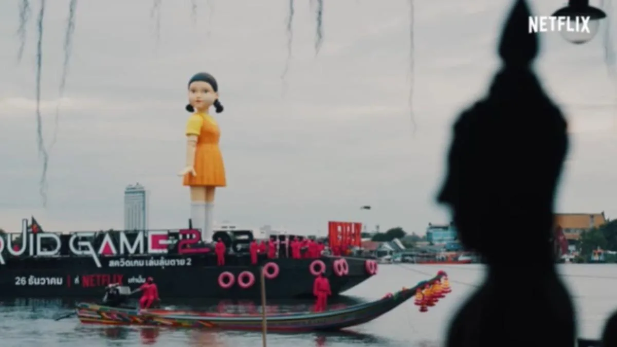 英熙娃娃在湄公河。翻攝Netflix