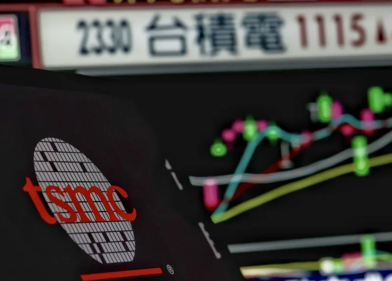 台積電大漲50元衝出新天價　台股上漲639點