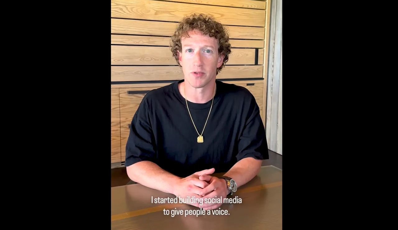 Meta宣布將結束在美國的第3方事實查核計畫，引發惡意假訊息研究人員批評，警告這可能會為虛假敘述敞開大門。翻攝臉書Mark Zuckerberg