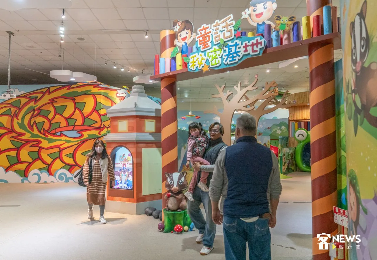 台灣客家文化館童話秘密基地展覽區。洪俊傑攝