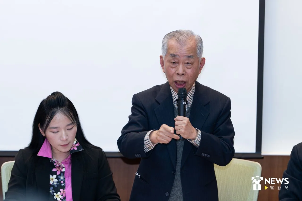 客家雜誌發行人陳石山。宋佩遙攝