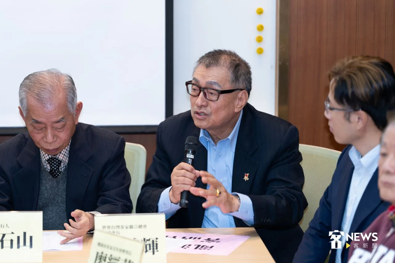 財團法人寶島客家廣播電台前董事長張錦輝。宋佩遙攝