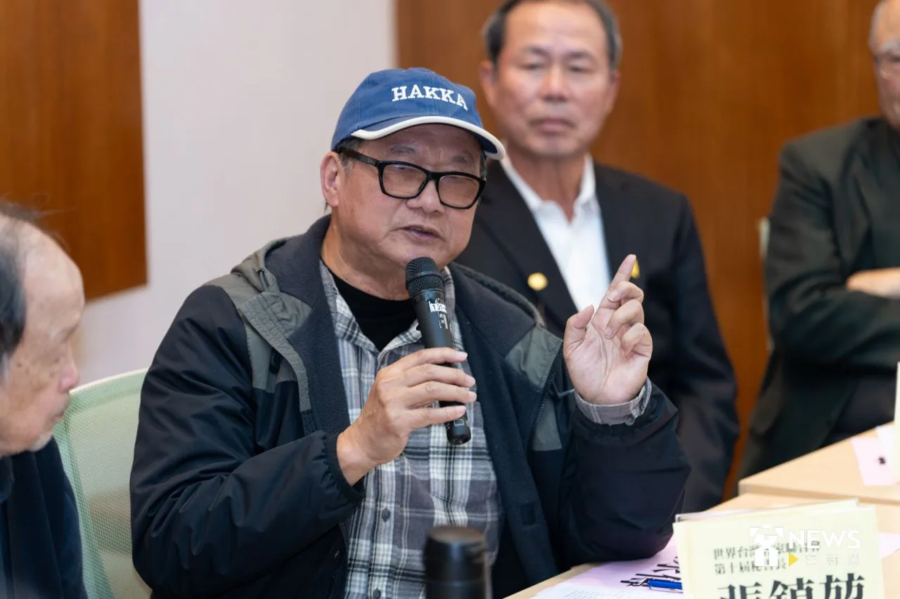 世界台灣客家聯合會第十屆秘書長張鎮堃。宋佩遙攝