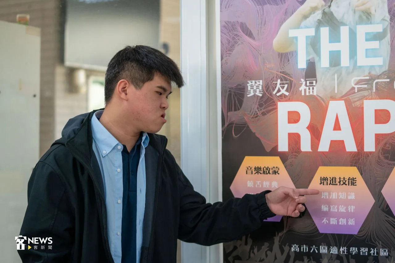 六龜高中高三生翼友福透過「台大希望入學」管道錄取台大社會學系。洪藝晅攝