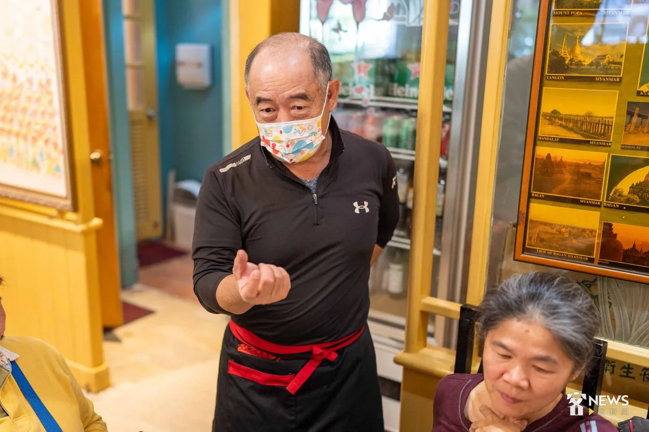 伊江滇緬料理老闆梁其強。李台源攝