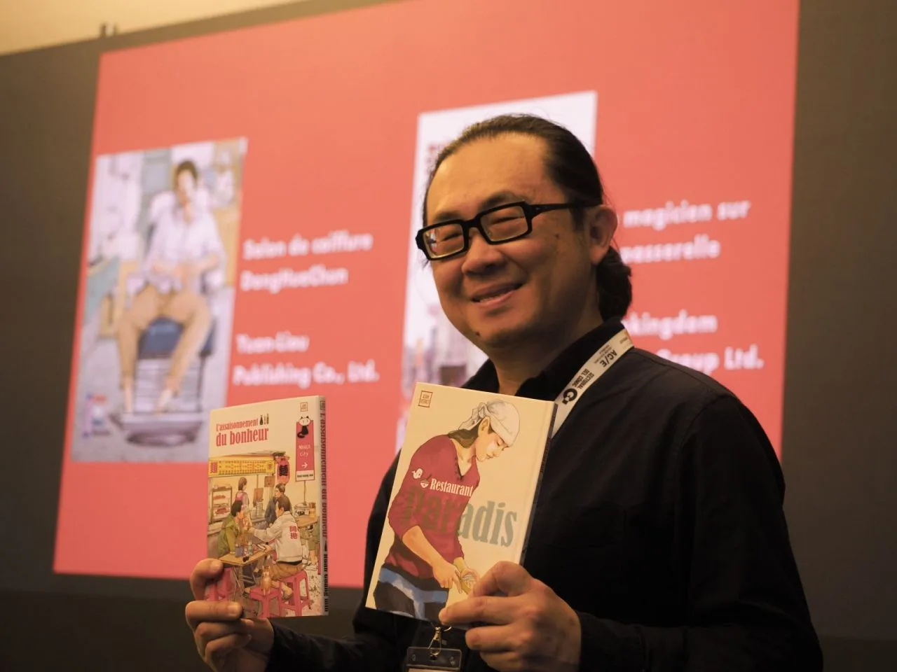 《幸福調味料》是阮光民第一部法譯作品出版。法國安古蘭國際漫畫節臺灣館提供