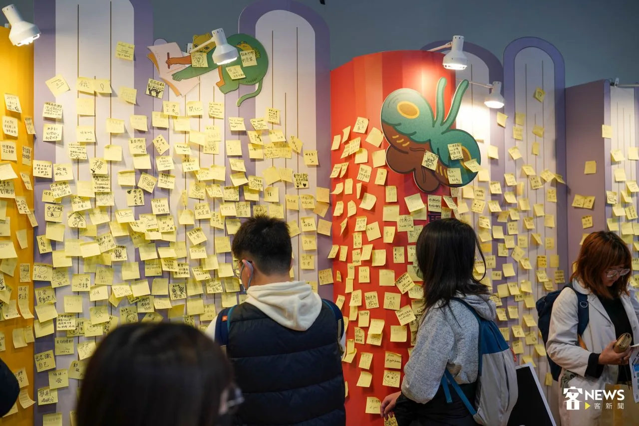 書展中可以發掘許多有趣的小角落。范修語攝