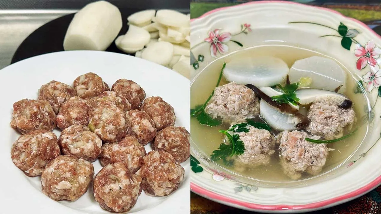 客家人的擲肉丸。蕭秀琴攝