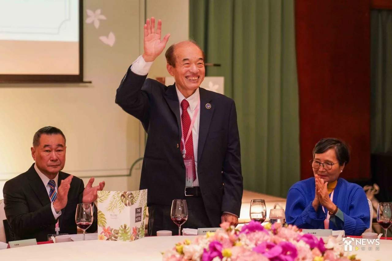 世界臺灣客家聯合總會第十三任會長鍾振乾。李台源攝