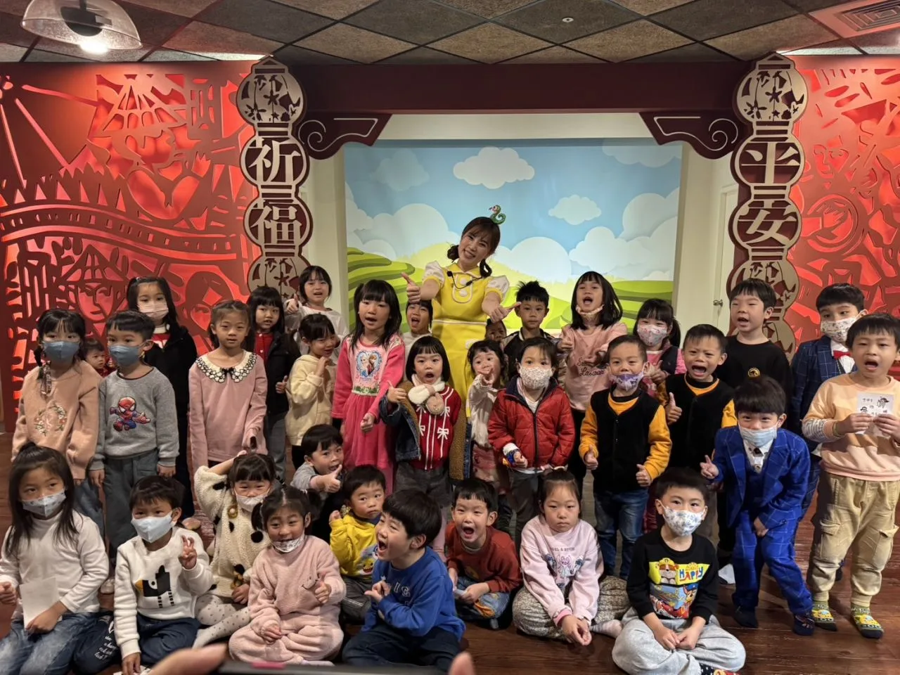 台北客基會春慶時辦理兜兜姊姊出任務。北市客基會提供