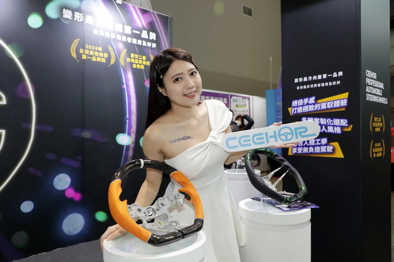 2025台南車展展示配件。台南市政府提供