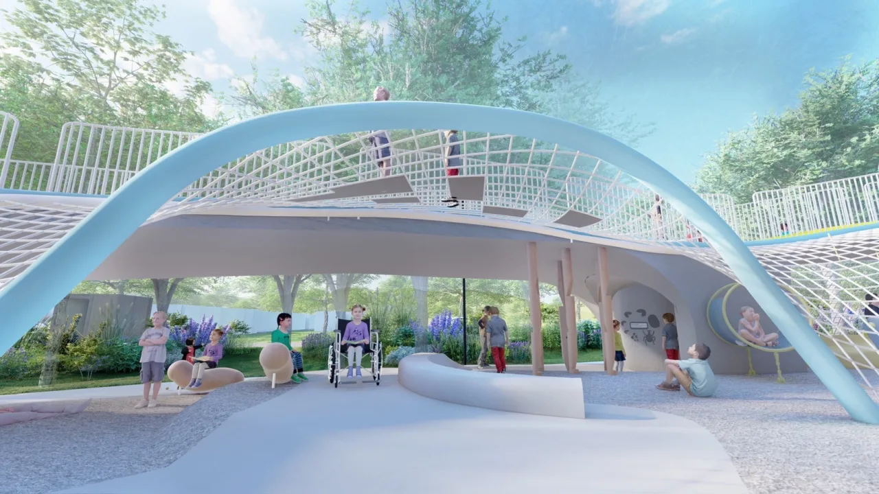 獨角仙公園模擬圖。台中市政府提供