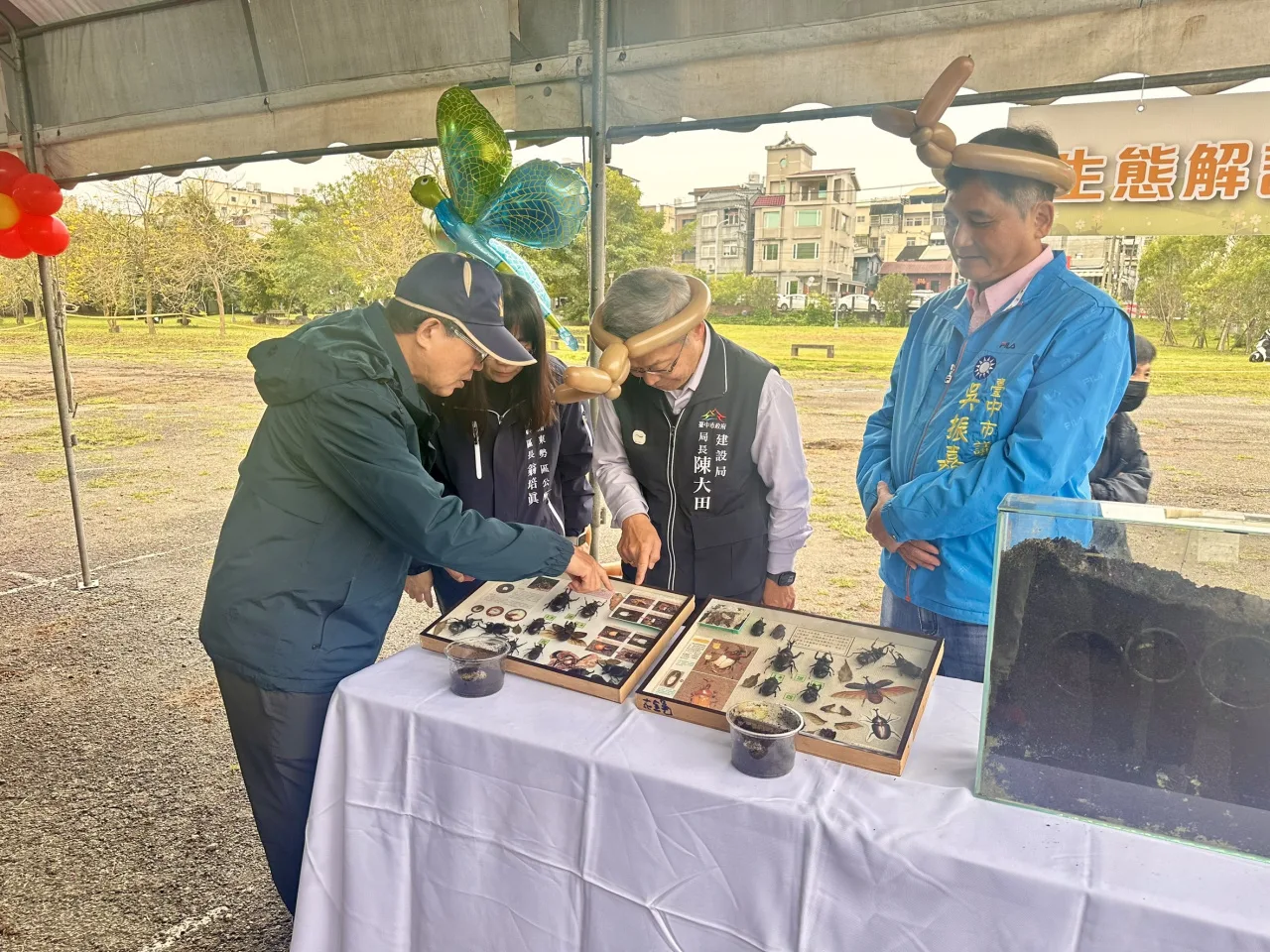 台中市政府表示,未來園區將導入生態展示與教學活動,透過專業導覽與環境教育課程,讓市民與遊客了解獨角仙的生態習性。台中市政府提供