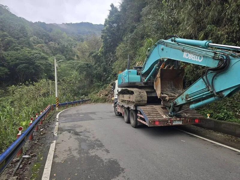 竹縣南清公路38.5公里處崩塌　搶修中