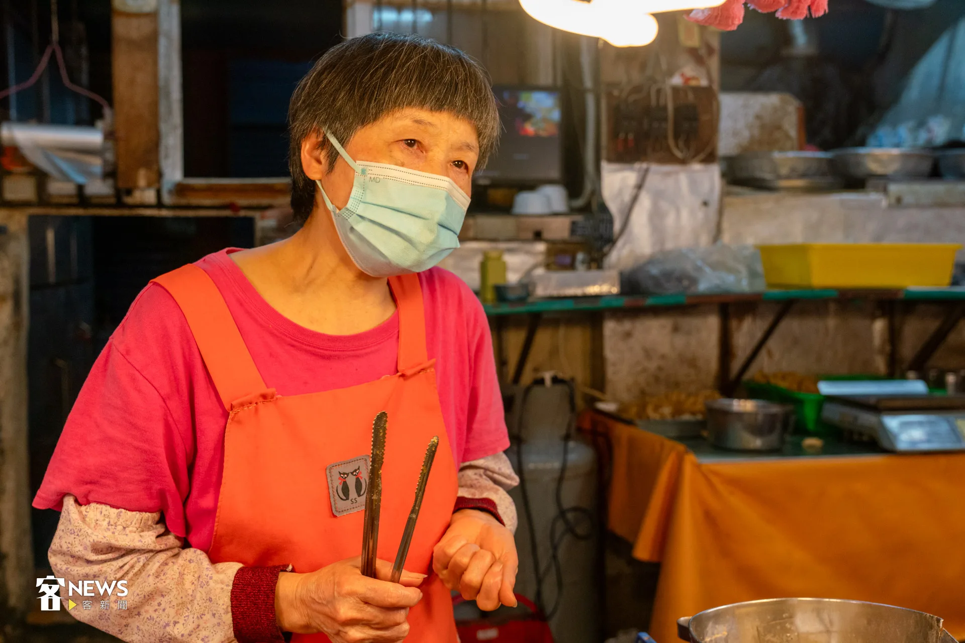低調含蓄的蘇老闆表示從沒接受過訪問。洪藝晅攝