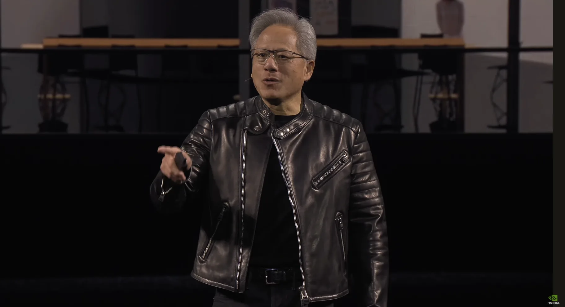 黃仁勳說今年是「AI產業的超級盃」。翻攝自NVIDIA YT