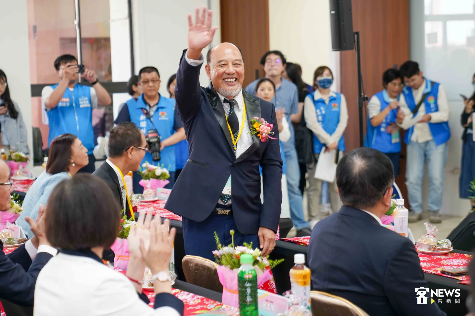 前任總會長葉義深。范修語攝