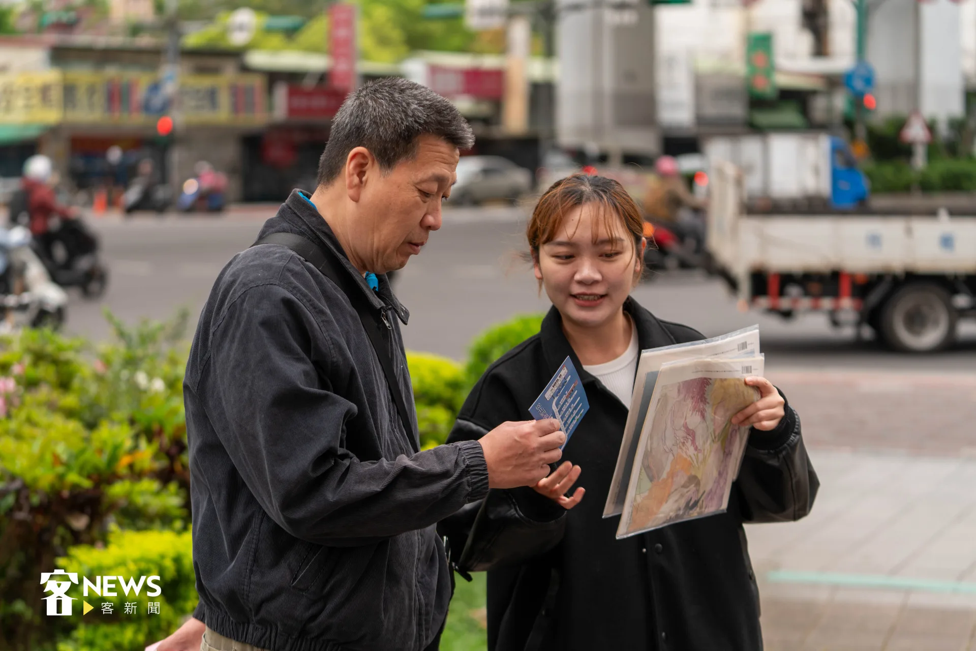 將錄音室搬到戶外的全新企劃獲得熱烈好評。宋佩遙攝