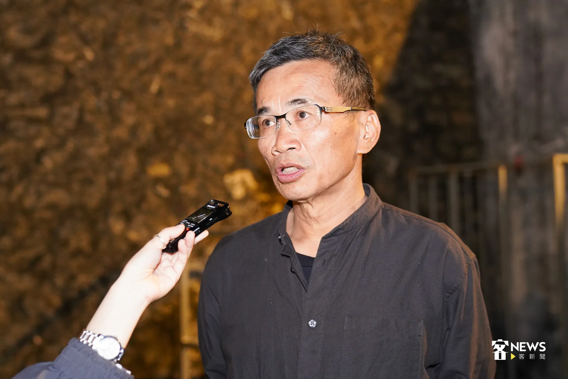 台南市政府客家事務委員會主委陳新裕表示,很開心這次《原鄉人》來到台南放映。洪藝晅攝
