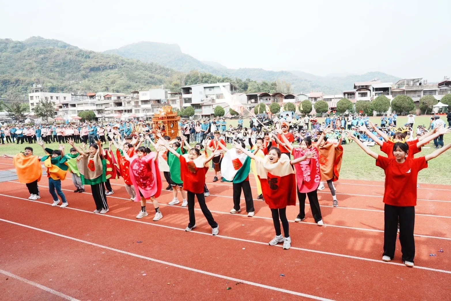 2025國姓鄉鹿神祭產業文化活動」，今（29）日在南投縣國姓鄉北山國民中學熱鬧登場。