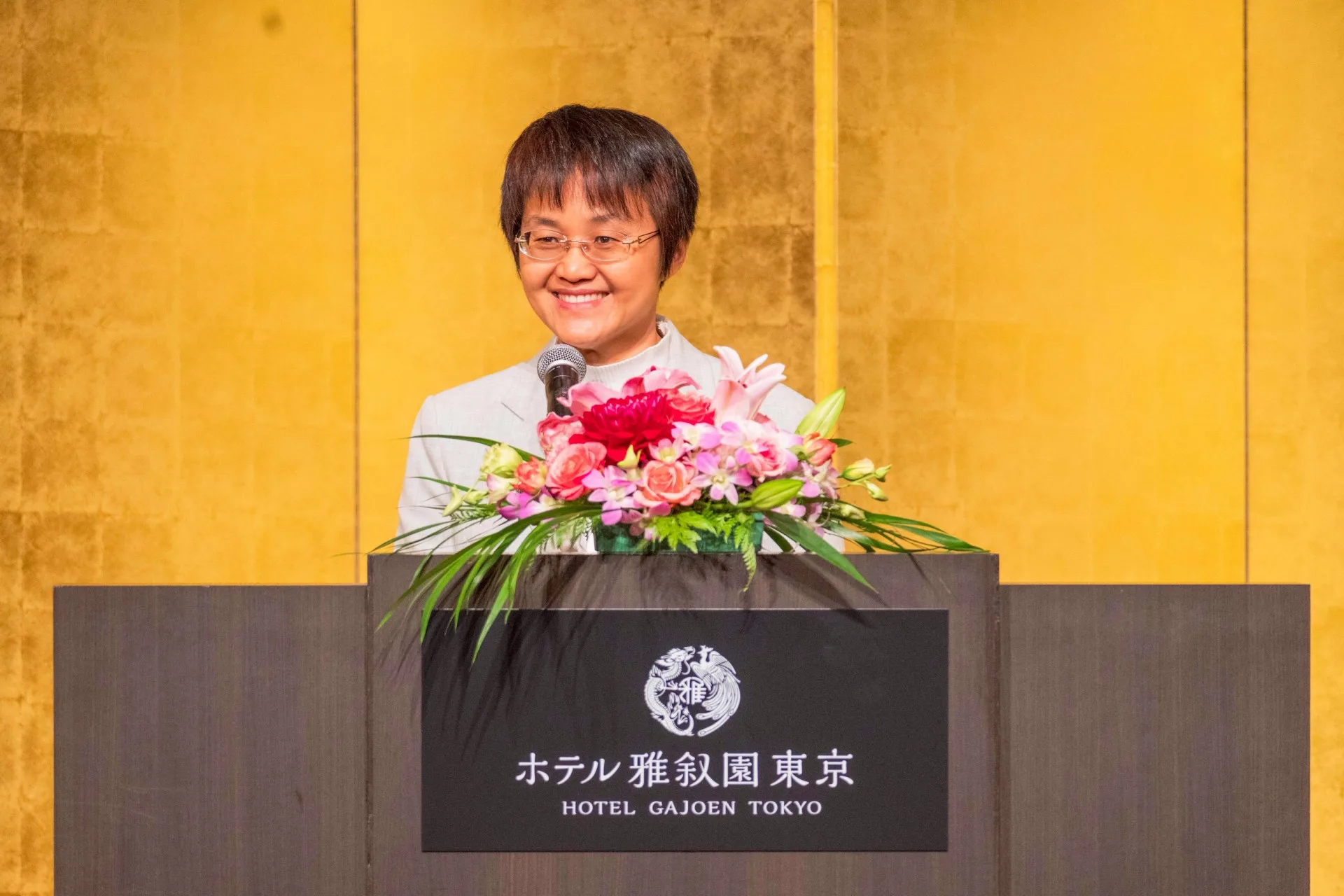 客委會主委古秀妃今天赴日本東京參加「東京客家崇正公會創立62周年暨第55屆會員懇親大會」。朱愷元攝
