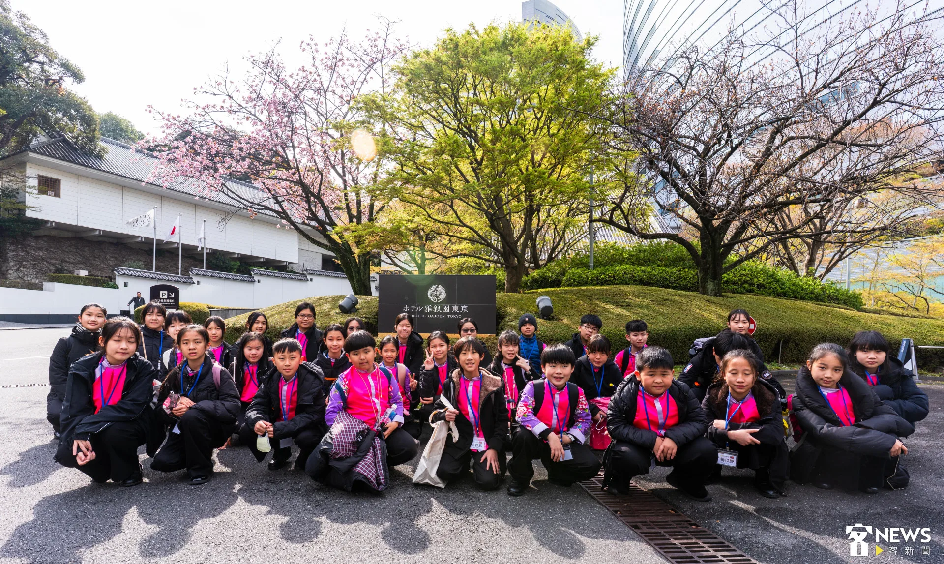 國立客家兒童合唱團首次在東京演唱。朱愷元攝