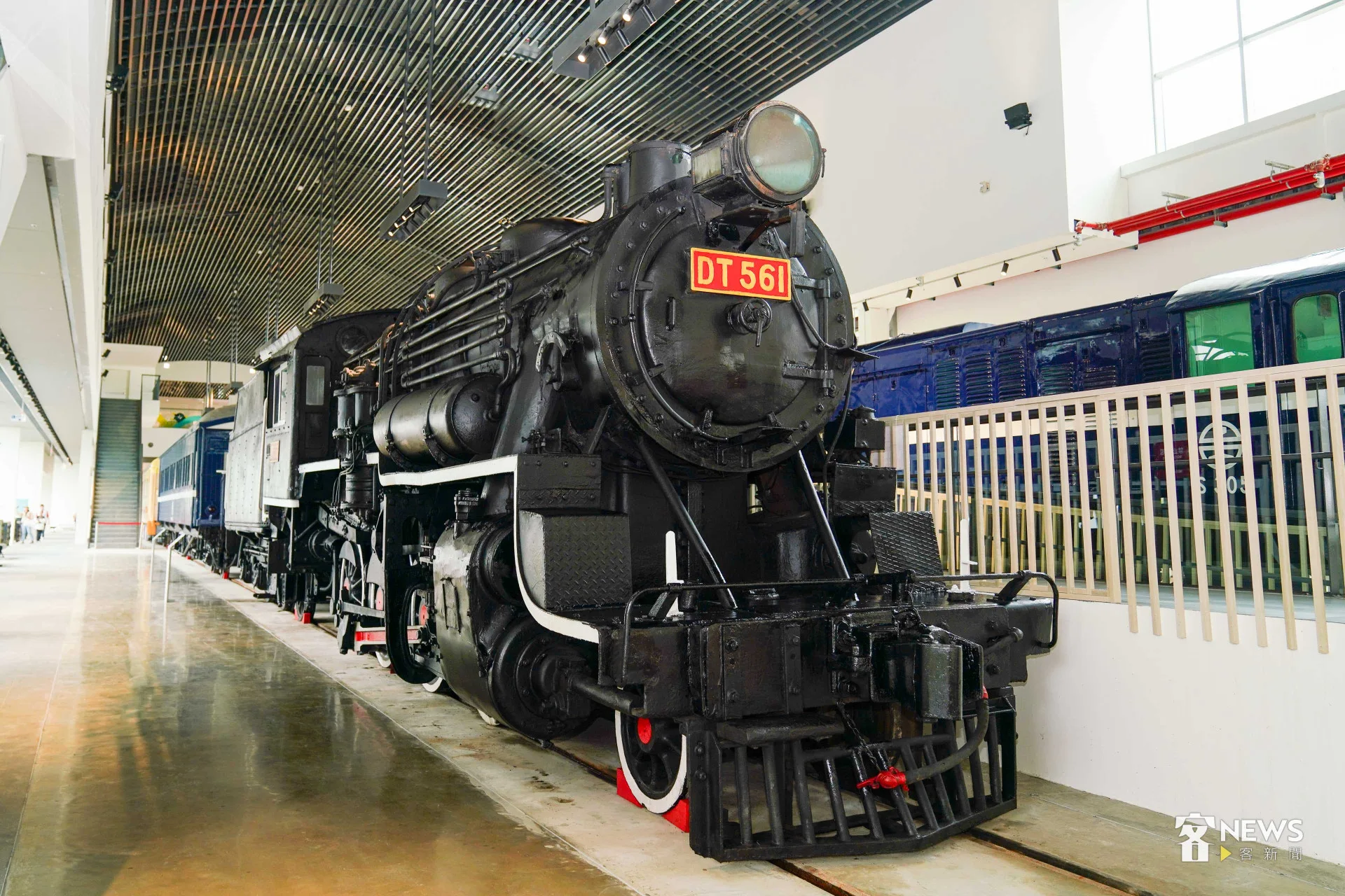 全世界僅存的DT561蒸汽車頭。李台源攝