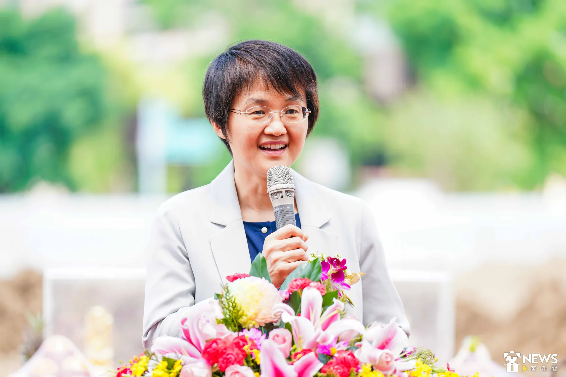 古秀妃主委強調延續這項政策，是因為大禾埕是開放式、多功能的建築，他也能滿足鄉親多方面的需求。朱愷元攝