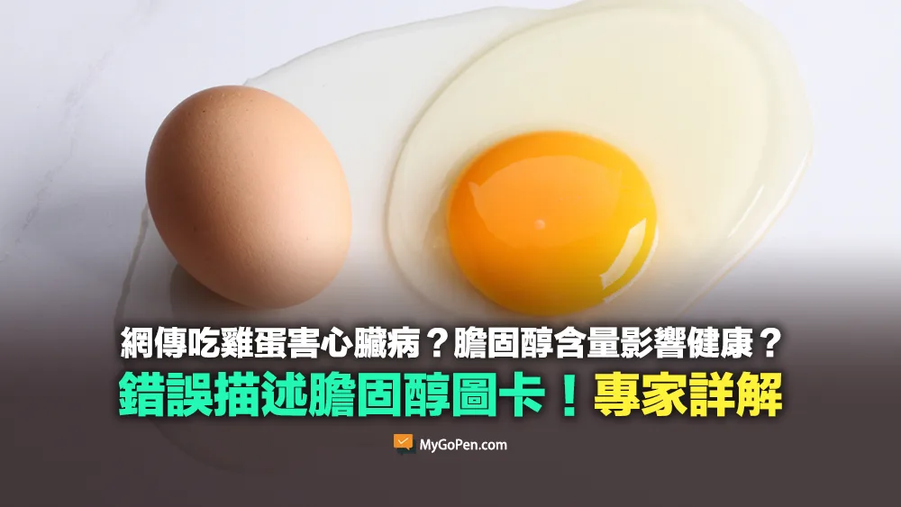 【錯誤】吃雞蛋害心臟病？膽固醇含量影響健康？誤導描述！專家詳解