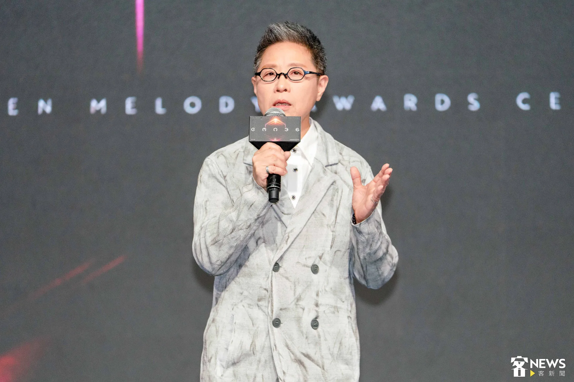 評審團主席丁曉雯表示，今年入圍的原語作品相當精彩。朱愷元攝