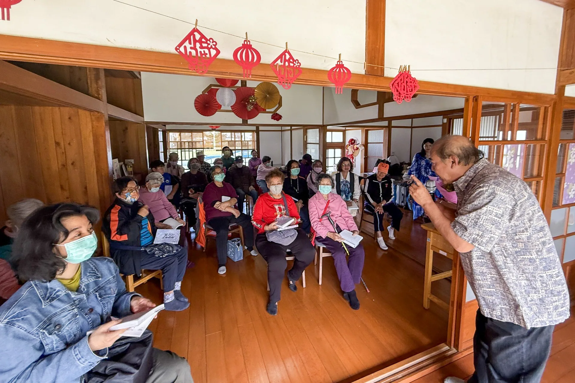 台東的客家學堂在3月份舉辦劉明猷的客語文學新書發表會。蕭宥提供