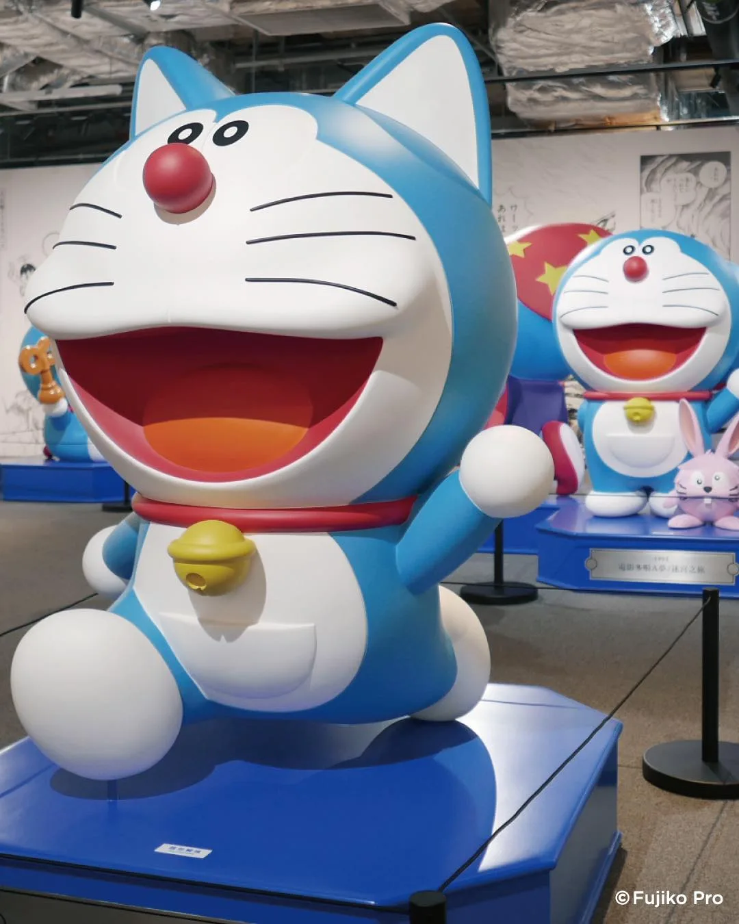 可愛療癒的哆啦A夢特展。翻攝自100%哆啦A夢&friends 巡迴特展-台灣站FB